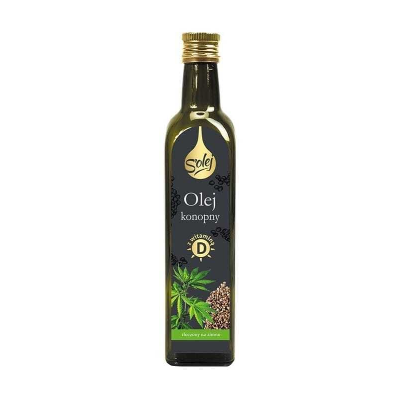 Hennepolie met vitamine D, koudgeperst Oleofarm (250 ml)