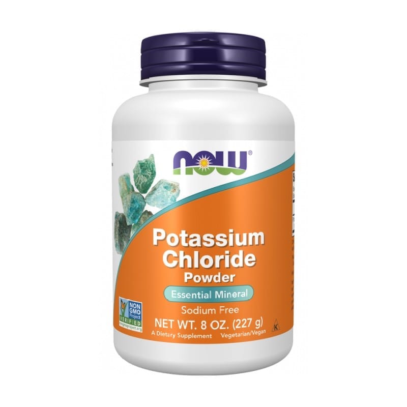 Kaliumchloride poeder NOW (227 g)