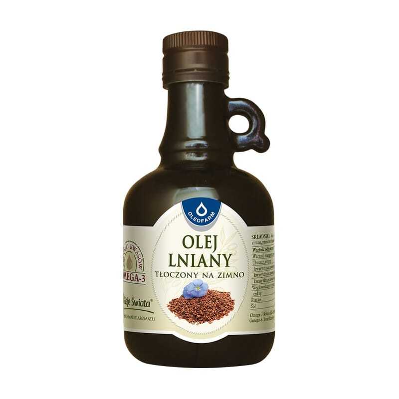 Lijnzaadolie, koudgeperst Oleofarm (250 ml)