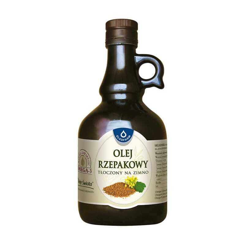 Koolzaadolie, koudgeperst Oleofarm (500 ml)