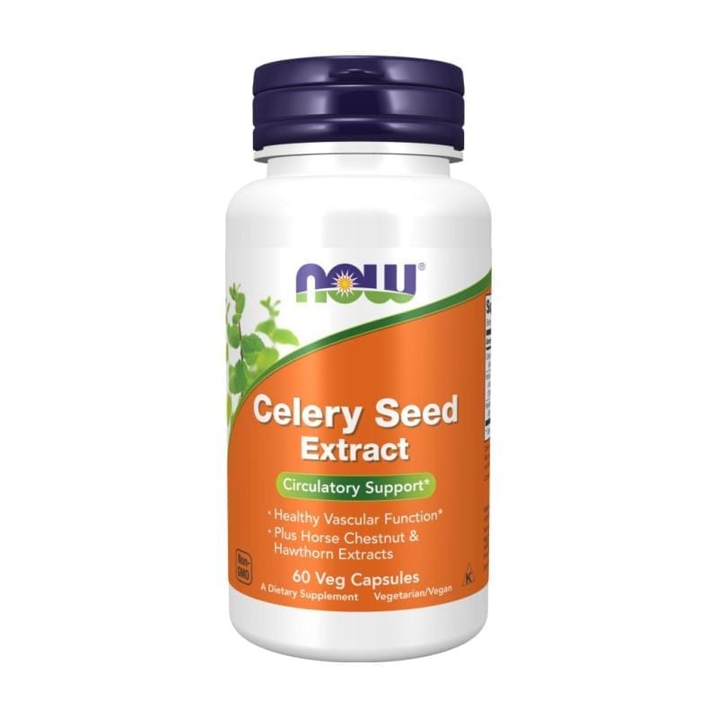 Selderijzaadextract NOW, 100 mg (60 capsules)