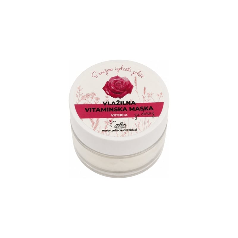 Hydraterend vitaminenmasker voor het gezicht Cvetka (15 ml)