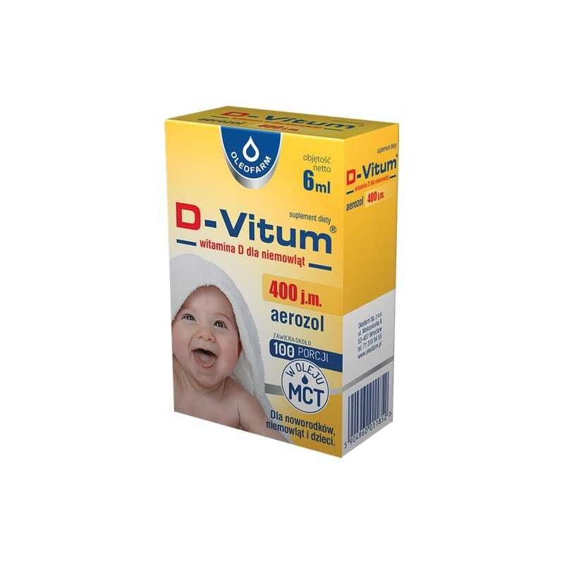 Vitamine D3-spray voor baby’s Oleofarm (6 ml)