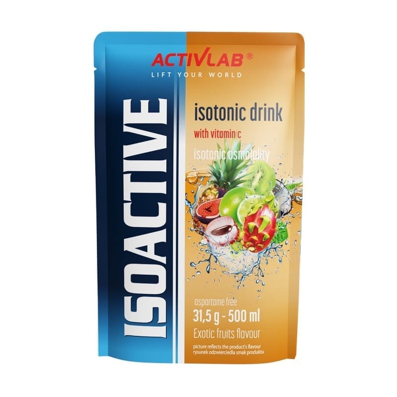 Isotone drank in poedervorm Isoactive Activlab, exotisch fruit (31,5 g)