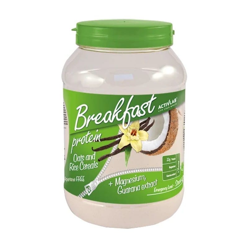 Proteïneontbijt in poedervorm – Protein Breakfast Activlab, kokos-vanillesmaak (1000 g)