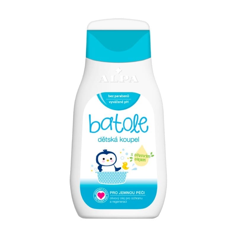 Babybad met olijfolie BATOLE Alpa (200 ml)