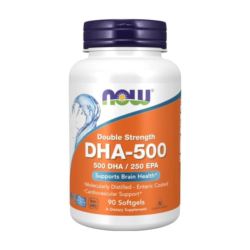 Omega 3 DHA NOW, 500 mg (90 softgels)