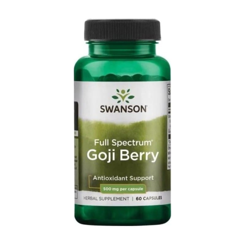 Gojibessen Swanson, 500 mg (60 capsules)