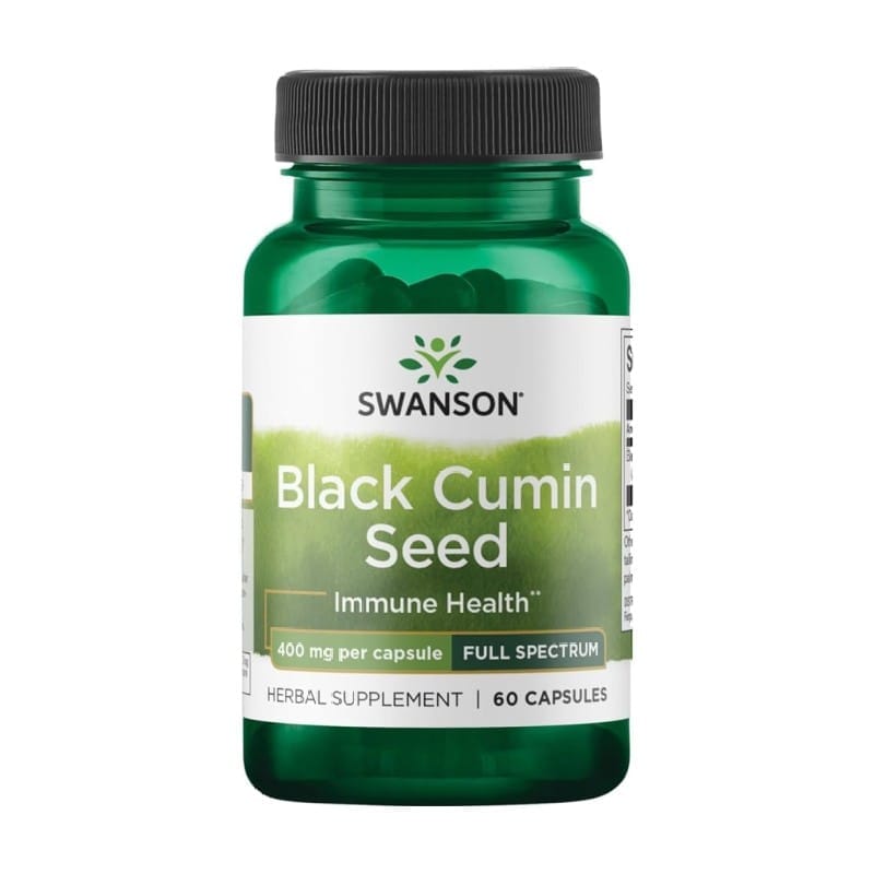 Zwarte komijn Swanson, 400 mg (60 capsules)