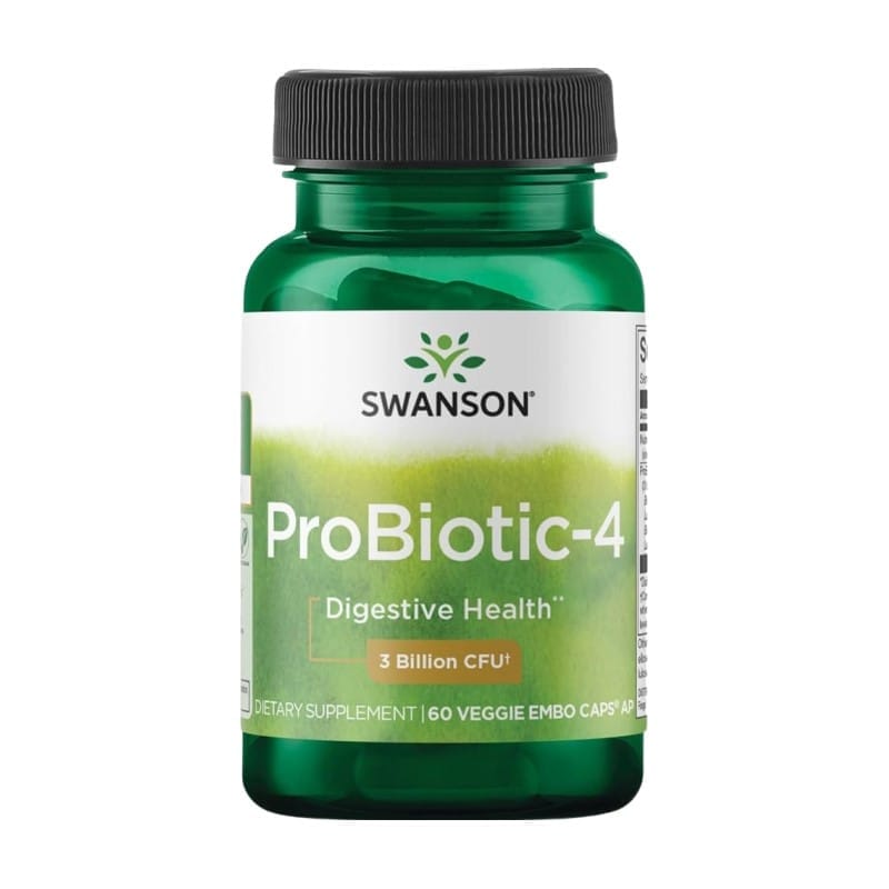 Probiotic‑4 – mix van 4 probiotische stammen Swanson (60 capsules)