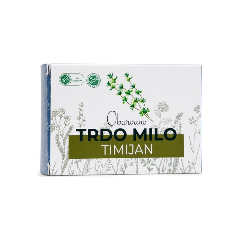 Biologische harde zeep met tijm Cvetka (100 g)