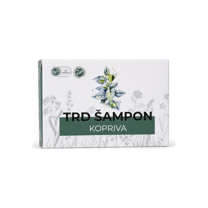 Biologische vaste shampoo met brandnetel Cvetka (100 g)
