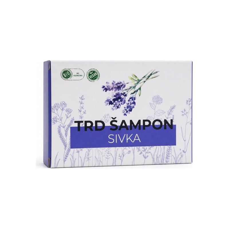 Biologische vaste shampoo met lavendel Cvetka (100 g)