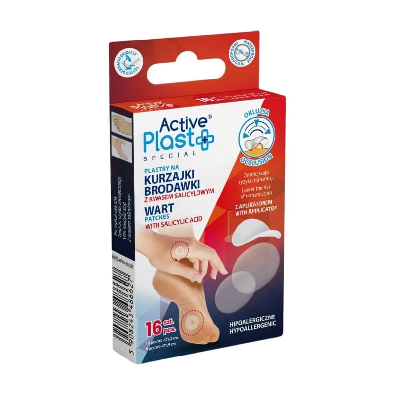 Pleisters voor het verwijderen van wratten en likdoorns ActivePlast (16 stuks)