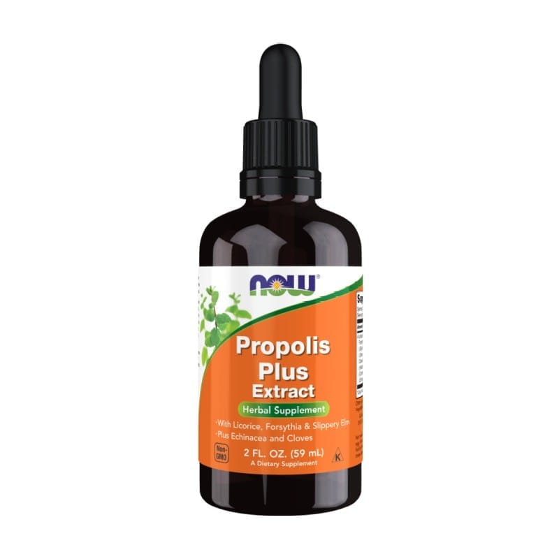 Vloeibaar propolisextract met zoethout en kruiden NOW (59 ml)