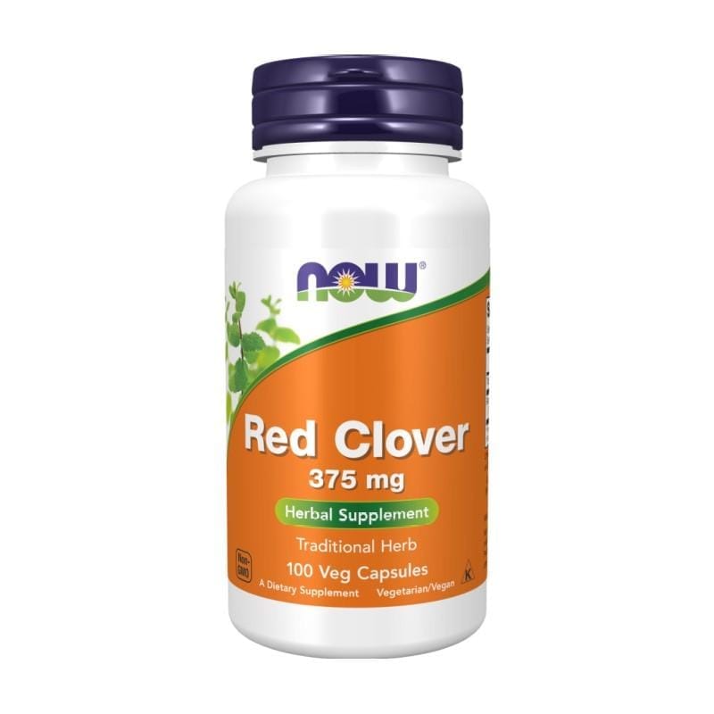 Rode klaver NOW, 375 mg (100 capsules)