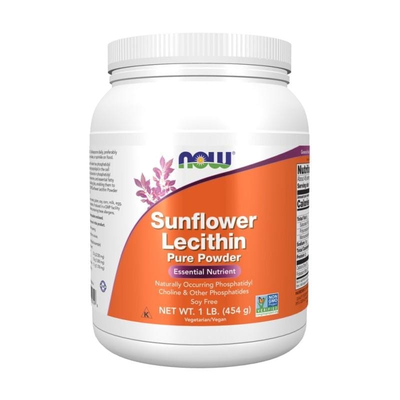 Zonnebloemlecithine in poedervorm NOW (454 g)