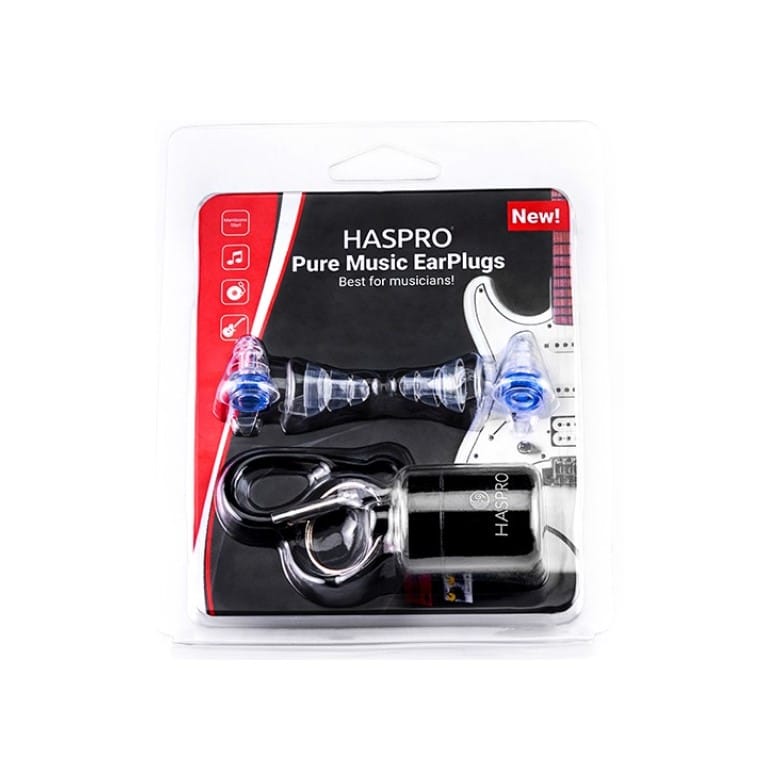 Oordopjes voor muzikanten – siliconen Pure Music Haspro (2 paar S/M)