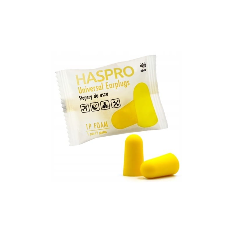 Schuim oordopjes 1P Haspro (1 paar)