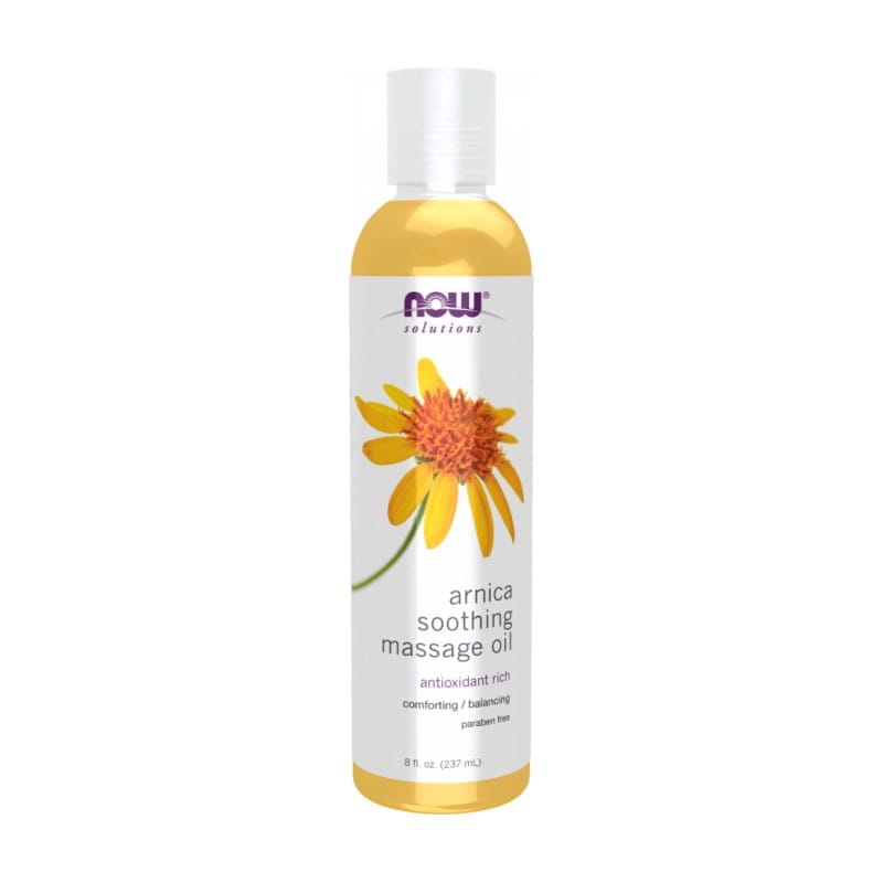 Kalmerende massageolie met arnica NOW (237 ml)
